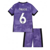 Liverpool Thiago Alcantara #6 Tredje Tröja Barn 2023-24 Kortärmad (+ Korta byxor)